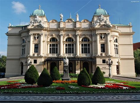 Polska Juliusza Słowackiego Teatr Budynek Kraków Na Pulpit