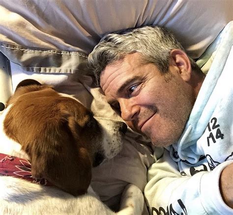 Andy Cohen & Dog - The Hollywood Gossip