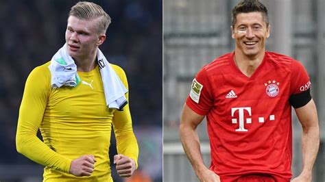 Erling Haaland Und Robert Lewandowski Der Vergleich Der Knipser Kicker