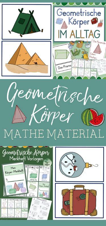 Geometrische K Rper Materialpaket Unterrichtsmaterial Im Fach