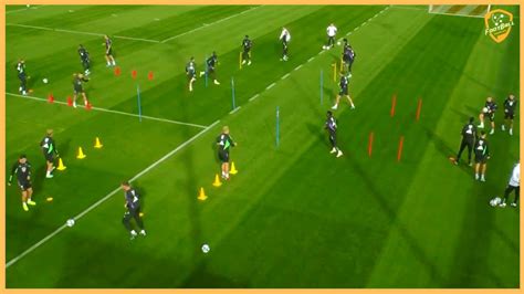 Bayern Munich Intense Passing Drill And Saq Youtube