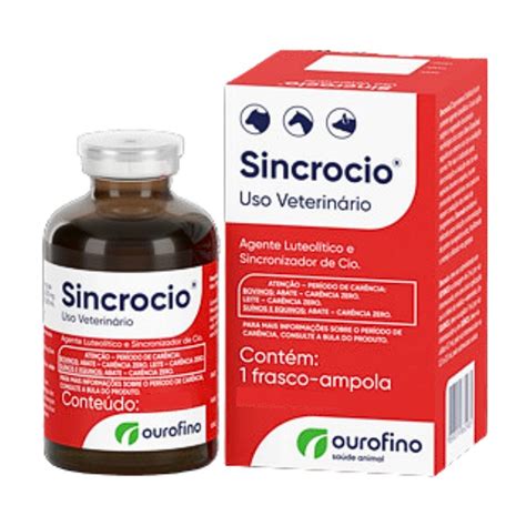 Sincrocio 50 mL Ourofino Kajavet Farmácia Veterinária