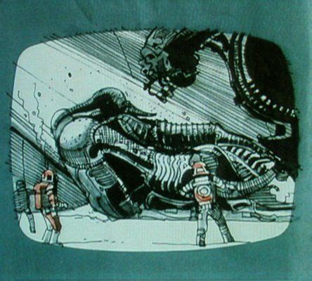 Awesome ALIEN Storyboard Art from Ridley Scott | Ridley scott ...