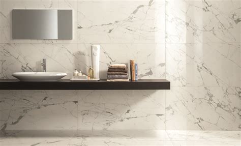 Porcelain Stoneware Wall Floor Tiles With Marble Effect Anima Statuario