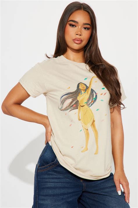 Colors Of The Wind Pocahontas Graphic Tee Sand Fashion Nova Screens Tops And Bottoms