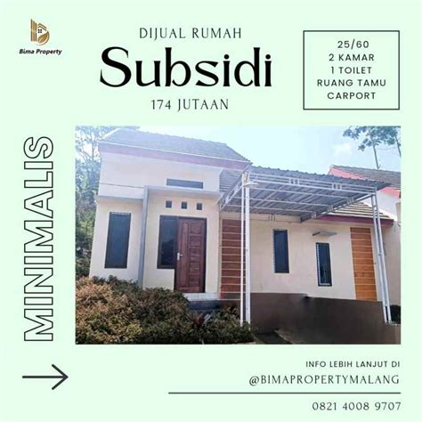 Rumah Minimalis Subsidi Di Pakisaji Malang