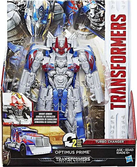 Transformers The Last Knight 2 Step Turbo Changer Optimus Prime Action