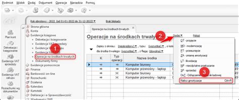 Rachmistrz i Rewizor GT Jak zatwierdzić nowe plany amortyzacji w