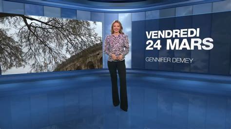 Gennifer Demey Météo M6 le 24 03 2023 Les Caps de TomA