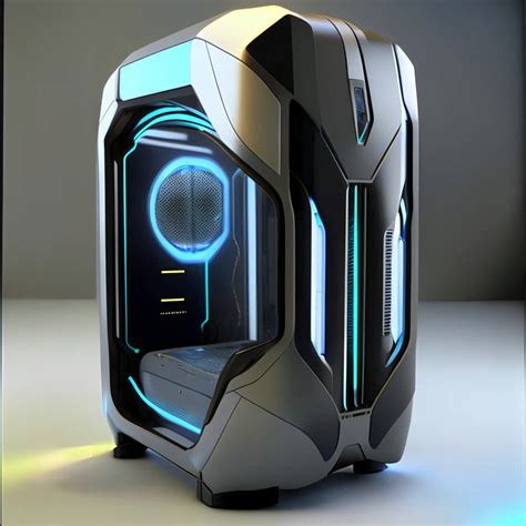 Futuristic PC case by Pickgameru on DeviantArt