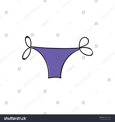 Bikini Doodle Icon Illustration Vector Stock Vector Royalty Free 454516042 Shutterstock