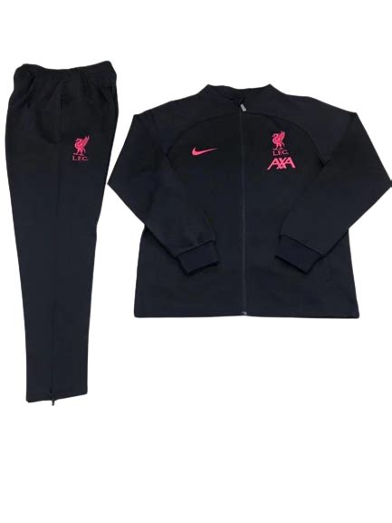 Liverpool 22 23 Black Tracksuit S Xxl