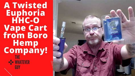 A Twisted Euphoria Hhc O Vape Cart From Boro Hemp Company Youtube