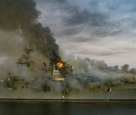 Navy To Court Martial Sailor Accused Of Starting Fire That Destroyed