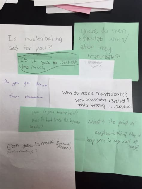 Anonymous Sex Questions Asked By Ninth Graders 16 Pics