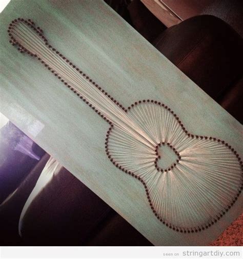 Guitar String Art String Art Diystring Art Diy