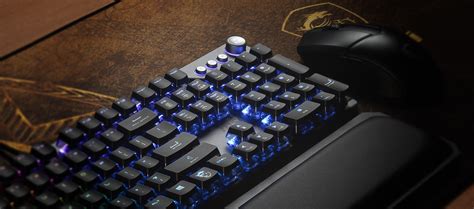 MSI VIGOR GK71 SONIC BLUE SWITCHES GAMING KEYBOARD