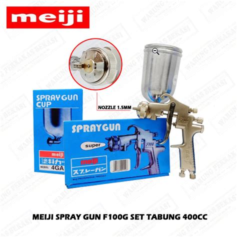 Jual PAKET LENGKAP Meiji F100 Spray Gun Spet Cat F 100 G Alat Semprot