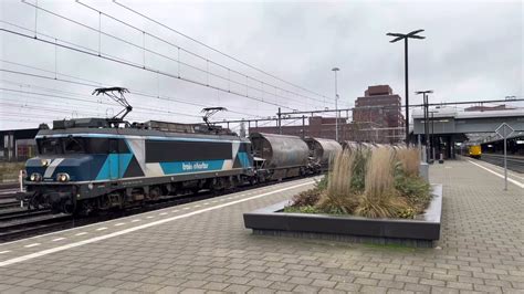 Verschillende Gave Treinen Op Station Amersfoort 19 12 2021 4K