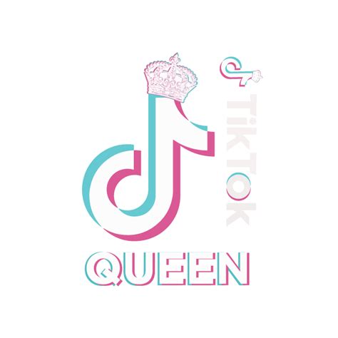 Tik Tok Queen Svg Tiktok Svg Queen Svg Tik Tok Logo Svg Inspire Uplift