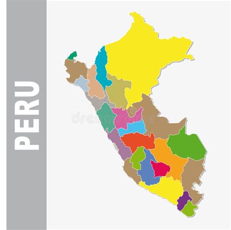 Peru Map Peru Political Map Eps Illustrator Map Vector World Maps Images