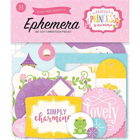 Carta Bella Perfect Princess Ephemera Frames Tags PP130021