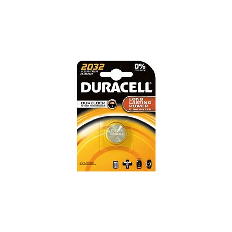 Duracell - DL2032 / CR2032 / BR2032 - 3 Volt 180mAh Lithium - AkkuPlu