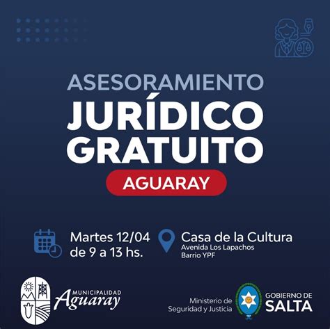 ASESORAMIENTO JURIDICO GRATUITO Municipalidad De Aguaray