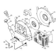 BR400 Backpack Blower Parts Stihl Petrol Backpack Blower Parts BR