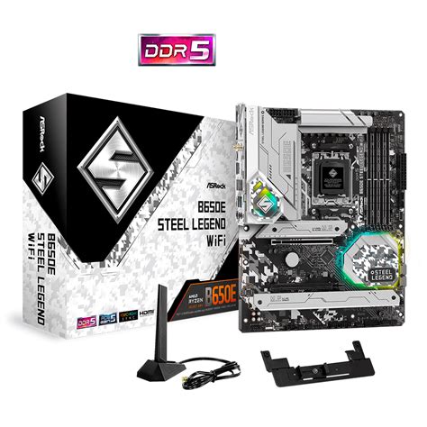 Tarjeta Madre Asrock B E Steel Legend Wifi Amd Ryzen Serie