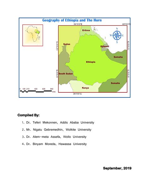 Geography Module Compiled By 1 Dr Teferi Mekonnen Addis Ababa