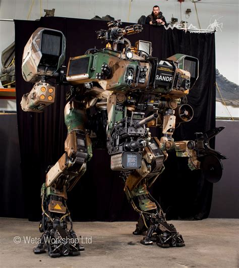 Artstation Chappie The Moose Full Scale Edward Denton Robots Tanks Robots Concept Mech