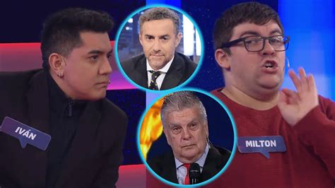 LUJO Milton Ré imitó a Luis Ventura e inició una pelea con Luis Majul