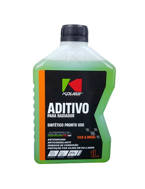 Aditivo Radiador Sintetico Pronto Uso Verde Litro Koube