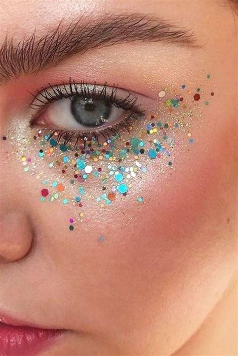 Maquiagem Carnaval Colorida Glitter Simples E F Cil De Fazer