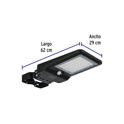 Ficha Tecnica Luminario Suburbano De LED 8 W Con Panel Solar Volteck