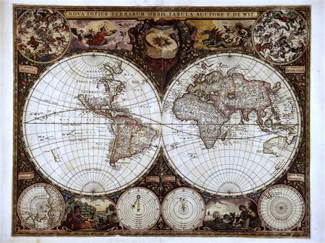 Old World Map Wallpaper - WallpaperSafari