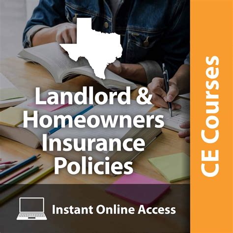 Landlord and Homeowners Insurance Policies (6 CE Hrs) - In-Depth Coverage