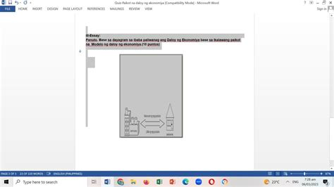 Base Sa Diagram Sa Ibaba Ipaliwanag Ang Daloy Ng Ekonomiya Base Sa