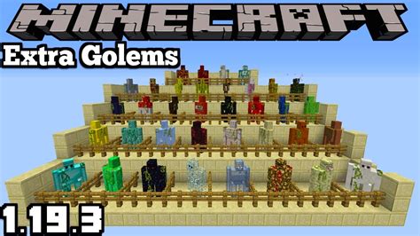 Extra Golems Mod Update Minecraft Mod Showcase Youtube