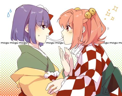 Hieda No Akyuu And Motoori Kosuzu Touhou Drawn By Komamidori Danbooru