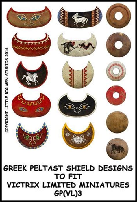 Greek Peltast Shield Designs 3 Victrix