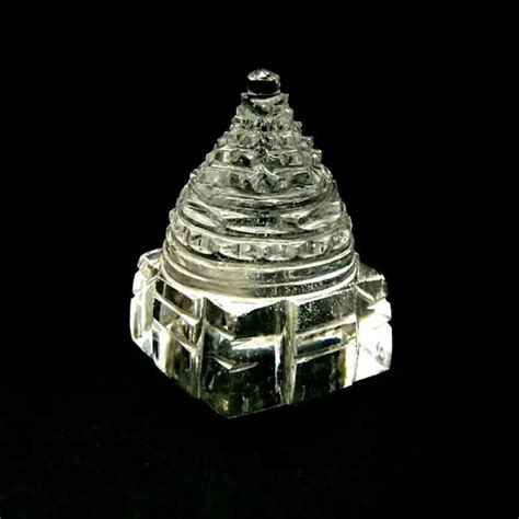 Sphatik Natural Crystal Sri Shri Shree Yantra Pour Liminer Le D Faut