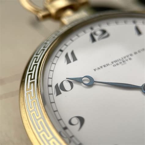 Patek Philippe Gold & Enamel Gents Pocket Watch - Tempus Fugit