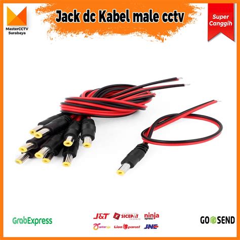 Jual Jack Dc Kabel Male Cctv Cctv Adaptor Dc Male Original Kuat Tebal