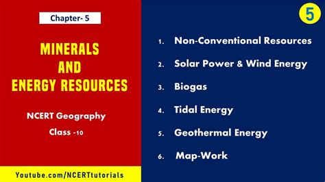 Minerals And Energy Resources Class 10 With Map Work Part 56 By