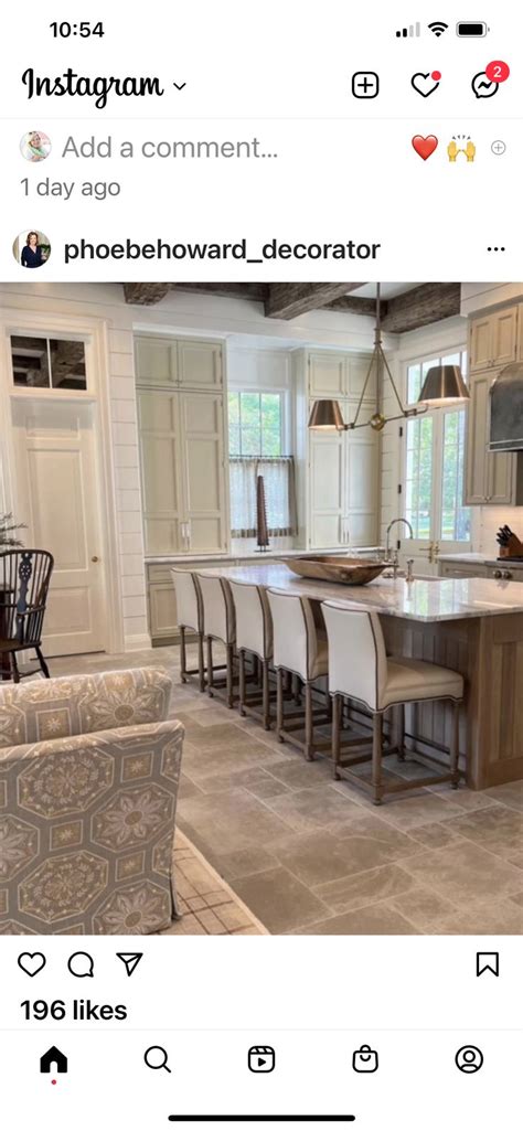 An Instagram Photo Of A Kitchen And Living Room