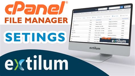 File Manager Settings Cpanel Extilum Knowledgebase