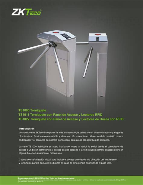 ZKTECO ZK TS1000PRO IMPORTACION DE EEUU A PERU