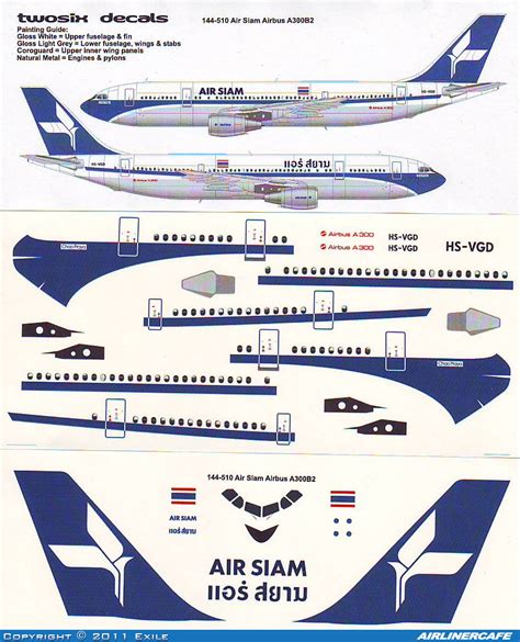 Two Six Decals Airbus A300b 9985 Airlinercafe